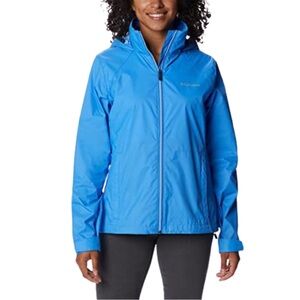 Columbia Blue Jacket Water-Resistant Athletic Fit